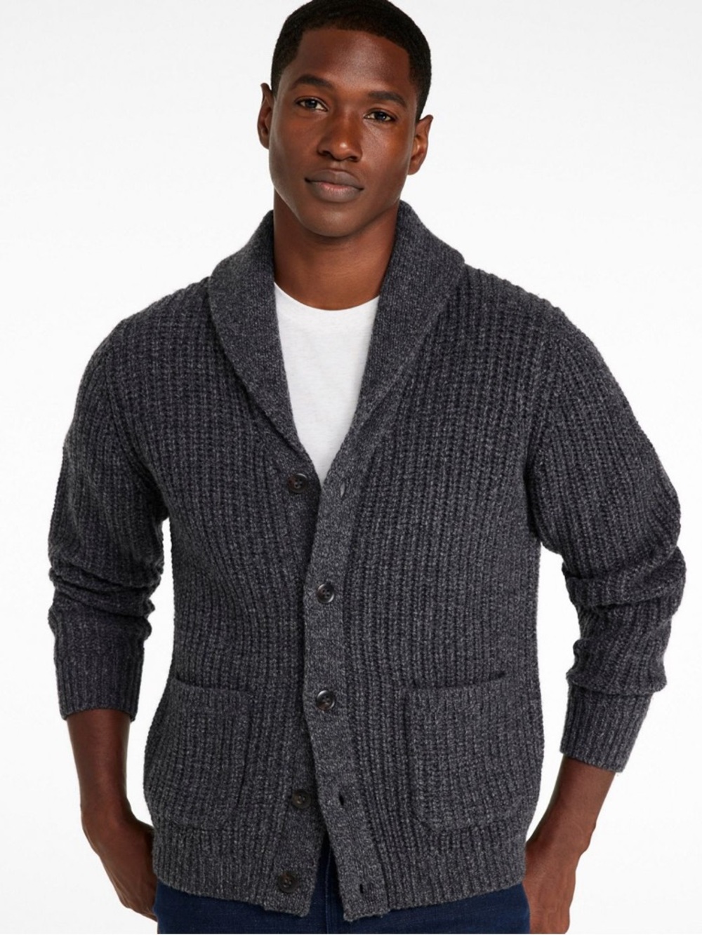 Men's L.L.Bean Classic Ragg Wool Cardigan Sweater